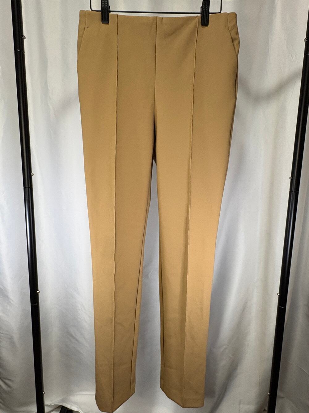 Rachel Zoe Women’s Size 4 Tan Skinny Pants Stretch Pull On Ankle Trousers